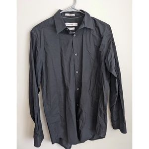 Black Calvin Klein button-up
